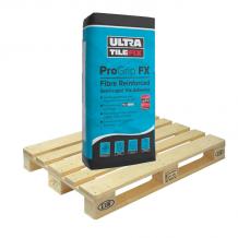 Ultra Tile Fix ProGrip FX Fibre Reinforced Semi-Rapid Flexible S1 Adhesive White 20kg Full Pallet (54 Bags Tail Lift)